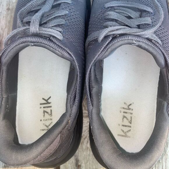 Kizik Men’s Slip-On Sneakers Gray Knit Mesh Hands-Free Size 10.5 Wide Comfort Sh - Picture 8 of 8